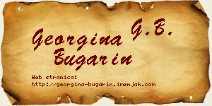 Georgina Bugarin vizit kartica